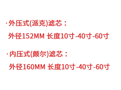 大流量滤芯简介